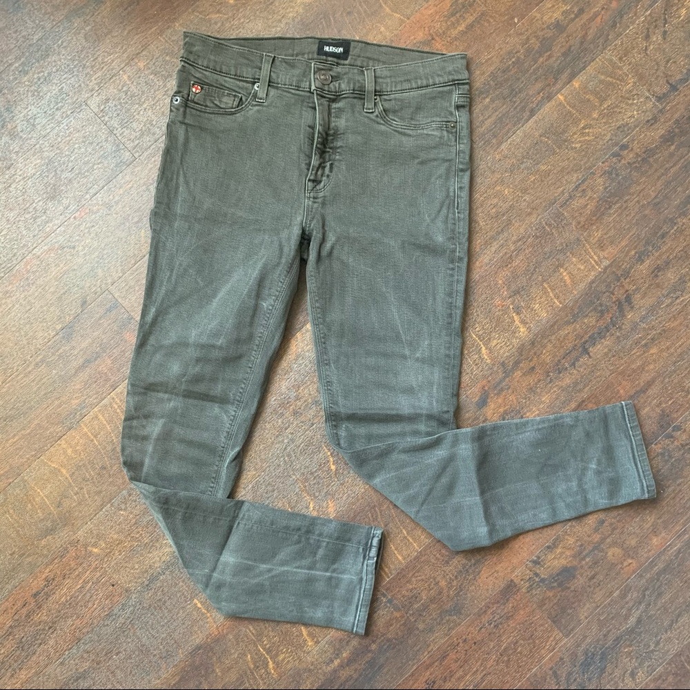 Hudson Nico Midrise Ankle Super Skinny Denim